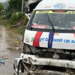 पृथ्वीराजमार्गमा माइक्रो दुर्घटना, १४ जना घाइते