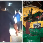 धनुषामा बसले अटोरिक्सालाई ठक्कर दिँदा चार जनाको मृत्यु