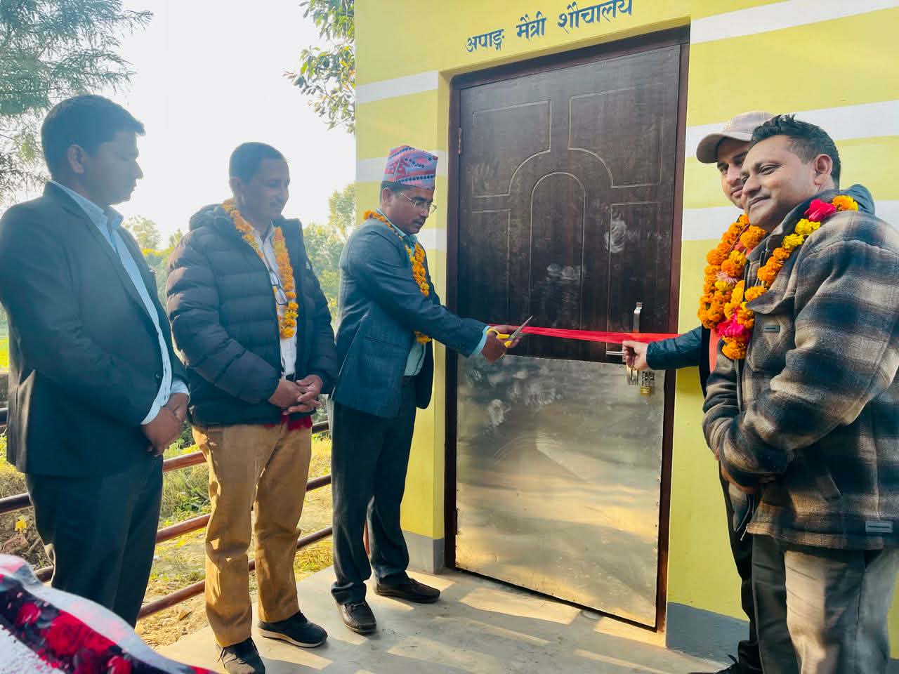 कृष्णपुरको उदयमाविमा अपाङ्गमैत्री शौचालय निर्माण