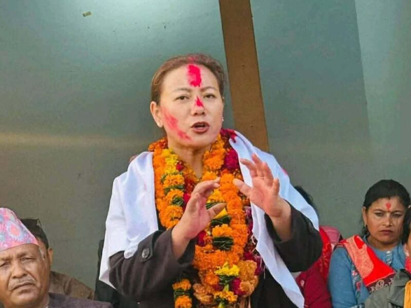 कञ्चनपुर क्षेत्र १ की उम्मेदपार बीना मगर बिरुद्ध विदेशबाट झुटा प्रचारबाजी, नेकपाद्वारा कार्बाहीको चेतावनी 