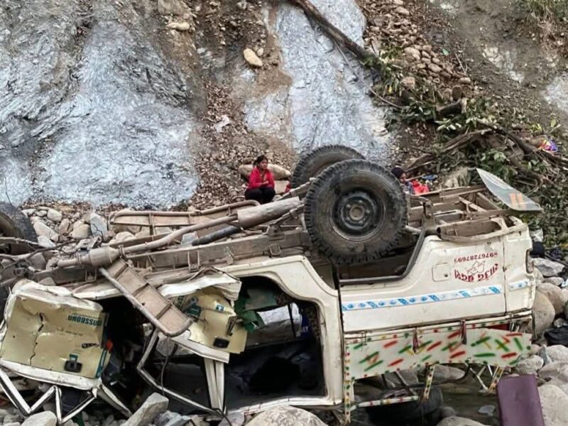 कञ्चनपुरमा जिप दुर्घटना: दुई जनाको घटनास्थलमै मृत्यु, ६ जना घाइते