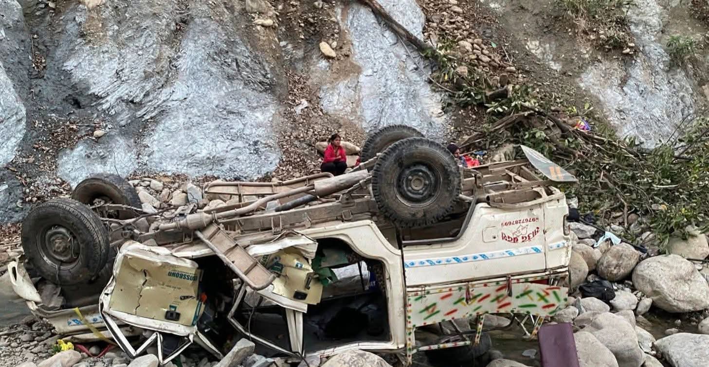 कञ्चनपुरमा जिप दुर्घटना: दुई जनाको घटनास्थलमै मृत्यु, ६ जना घाइते