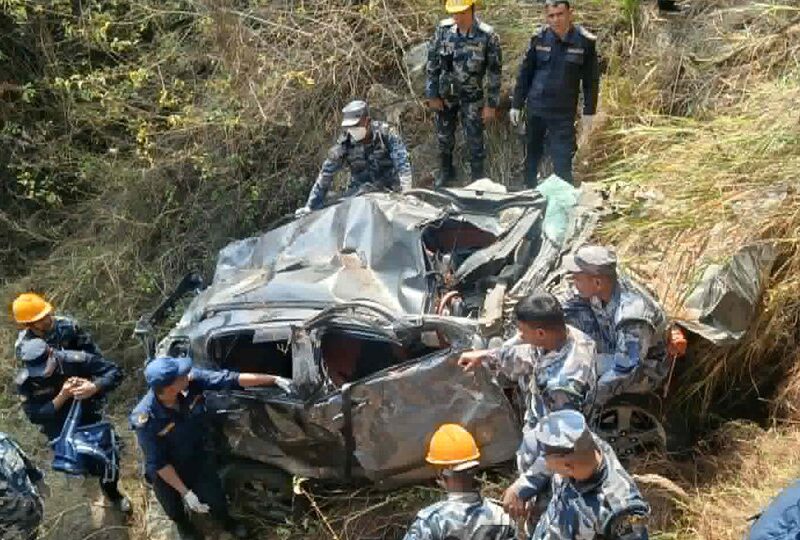 दक्षिणकालीको रानीभिरमा कार दुर्घटना: काठमाडौँका सुरज खड्काको मृत्यु
