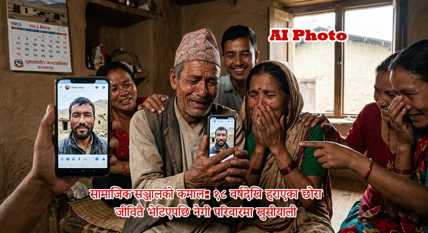 सामाजिक सञ्जालको कमाल: १८ वर्षदेखि हराएका छोरा जीवितै भेटिएपछि नेगी परिवारमा खुसीयाली