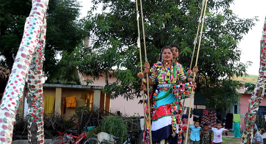 रानाथारु समुदायले यस वर्ष साउन ३० गते तिज पर्व मनाउने