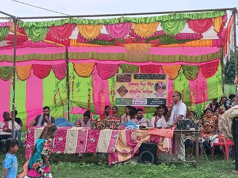 बेलौरी भुर्षा झर्नाखोला टोलमा रानाथारु तिज साँस्कृतिक कार्यक्रम 
