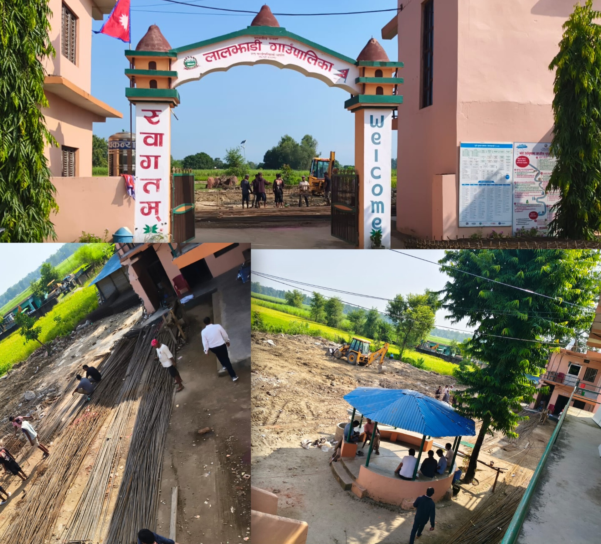 लालझाडी गाउँपालिकाको प्रशासकीय नयाँ भवन निर्माण सुरु