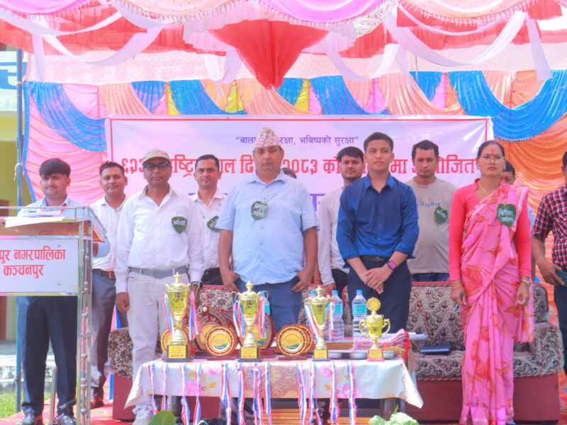 कृष्णपुर नगरस्तरीय विद्यालय हाजिरीजवाफ प्रतियोगितामा रिज एकेडेमी प्रथम