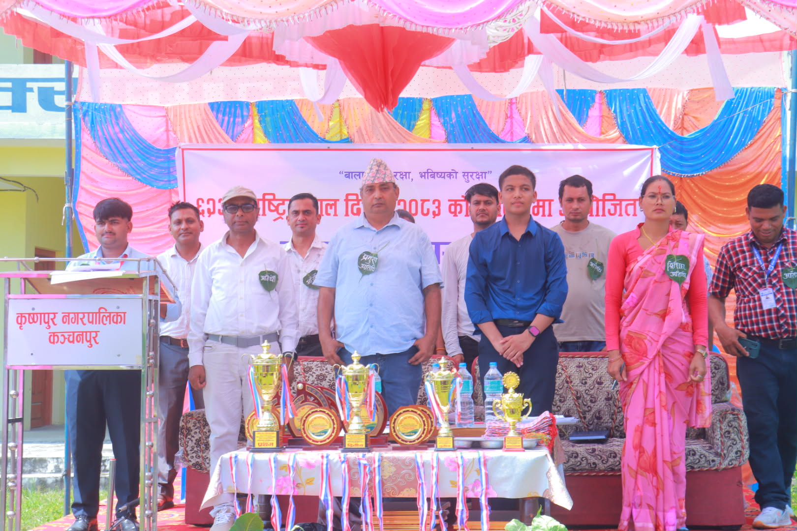 कृष्णपुर नगरस्तरीय विद्यालय हाजिरीजवाफ प्रतियोगितामा रिज एकेडेमी प्रथम