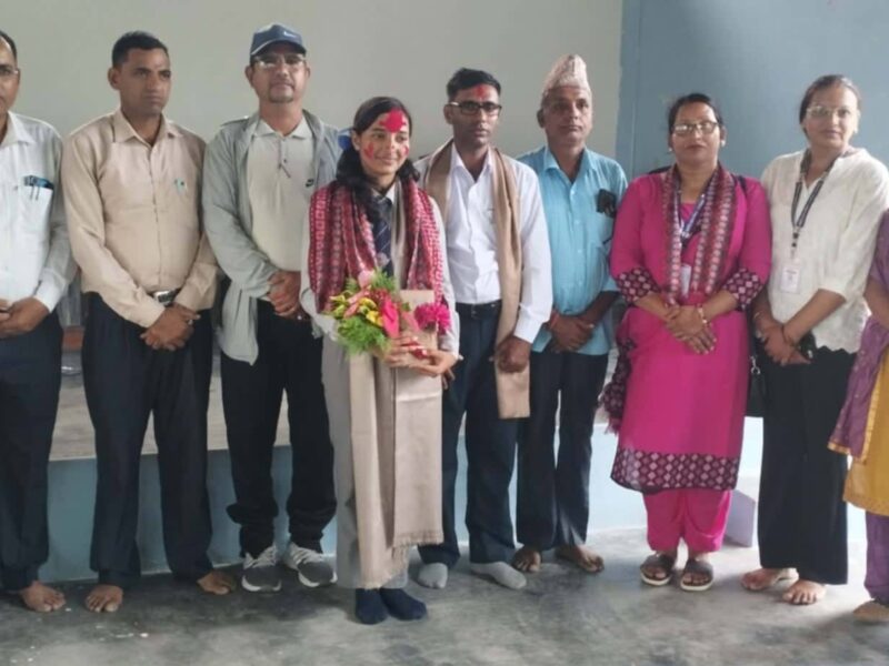 बेलौरी उग्रताराकी छात्रा स्वर्णीमा संयुक्त राष्ट्रसंघकोे महासभामा सहभागि हुदै 