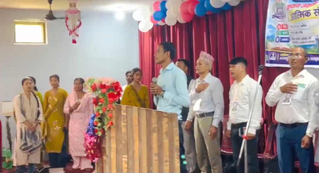 लालझाडीमा ईसाई समाज शाखाको जवान–जवानीलाई आत्मिक संगति सम्पन्न